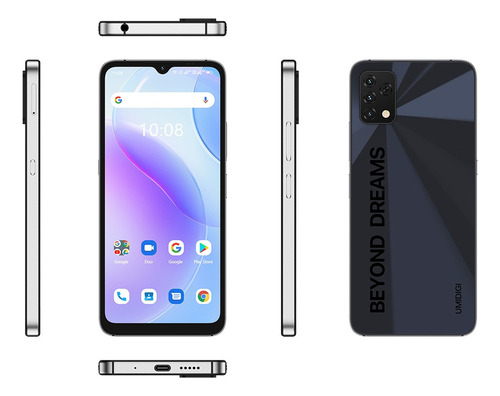 Umidigi Umidigi A11s Teléfono Inteligente 6.53 Pantalla De Vista Completa Fhd 150mah Battery Android 11 Smartphone