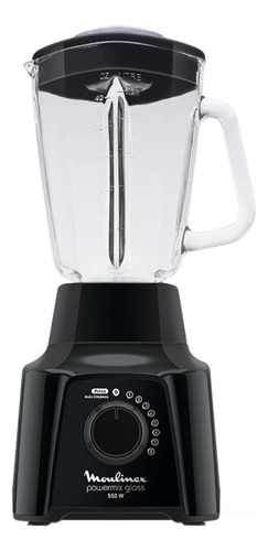 Licuadora Moulinex Powermix Ln289855 1.75 L Negra Con Vaso De Vidrio
