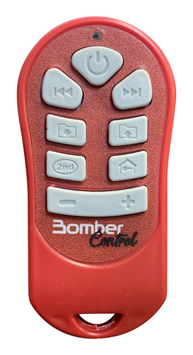 Control Remoto Distancia Universal Bomber Stereo Rojo