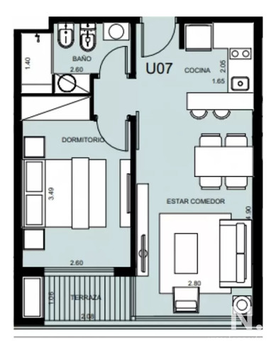 Esplendido Departamento De 1 Dormitorio En Venta 