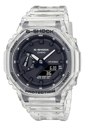 G-shock Ga2100ske-7a Transparente/negro Talla Única,