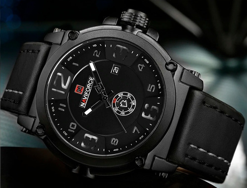 Relógio Naviforce 9099 Pulseira Couro