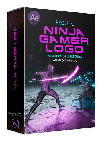 Super Vinheta Animada - Ninja Gamer Logo - After Effects