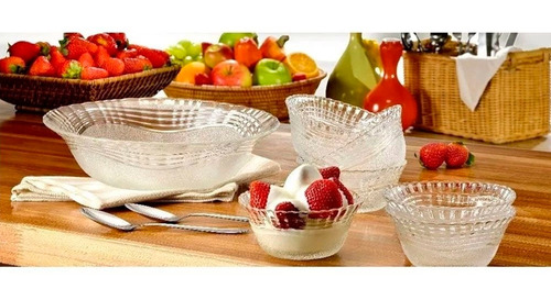 Imagen 2 de 9 de Juego De Compoteras C/ 7 Bowls Para Postre En Vidrio Wheaton