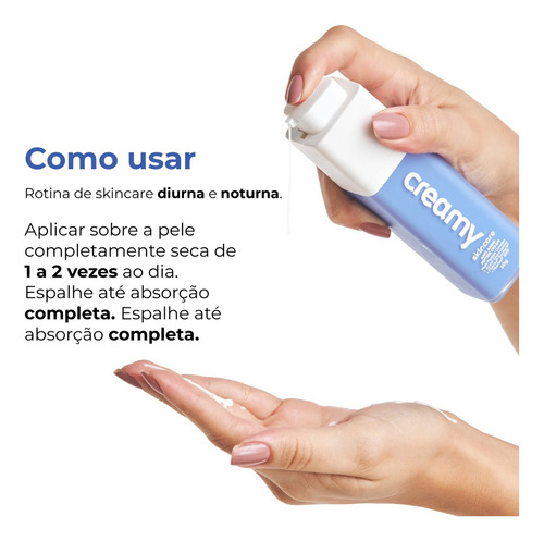 Creamy Skincare Anti-aging Peptide Cream 30g | Estimula A Produção De Colágeno, Atenua Manchas Causadas Pela Idade, Textura Cremosa | Todos Os Tipos De Pele, Noite E Dia