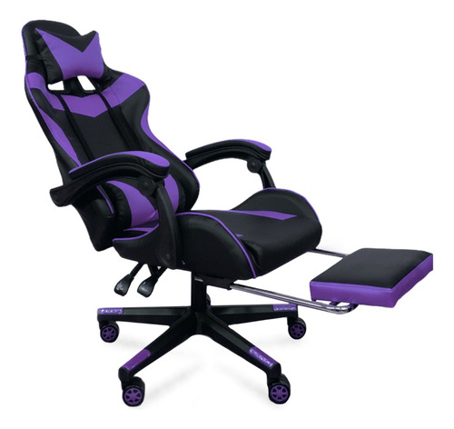 Silla Gamer Reclinable Con Descansa Pies