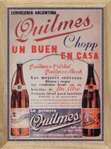 Comprar Quilmes Cerveza Cuadros Posters Carteles Publicidades   X599
