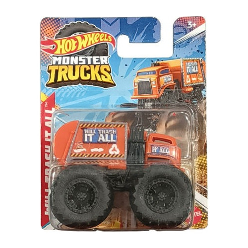 Hot Wheels Monster Trucks Will Trash It All 1:70