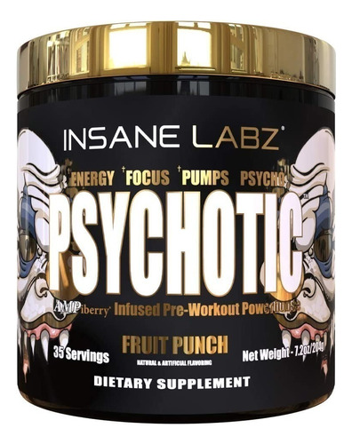 Insane Labz Psychotic Gold - Pre Work -