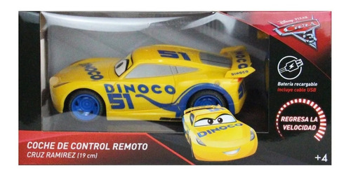 Auto Cars Rayo Mcqueen Radio Control Remoto Disney