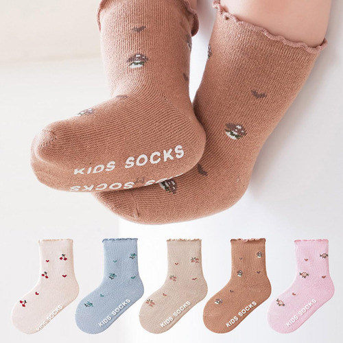Calcetines Con Volantes Para Bebé Y Niña Pequeña, De