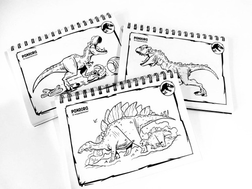 Cuaderno Para Colorear Y Jugar Jurassic World Dinosaurios | MercadoLibre