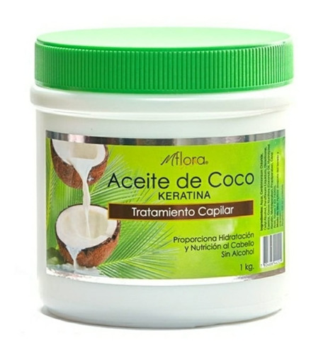 Tratamiento Capilar Aceit D Coco Keratina 1kg- Nutre-hidrata