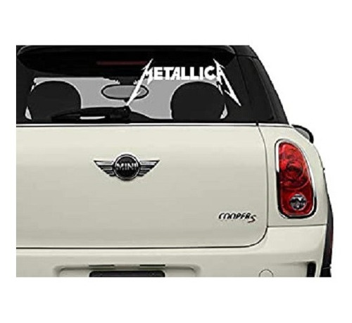 Vinil Decorativo Para Auto Metallica Logo