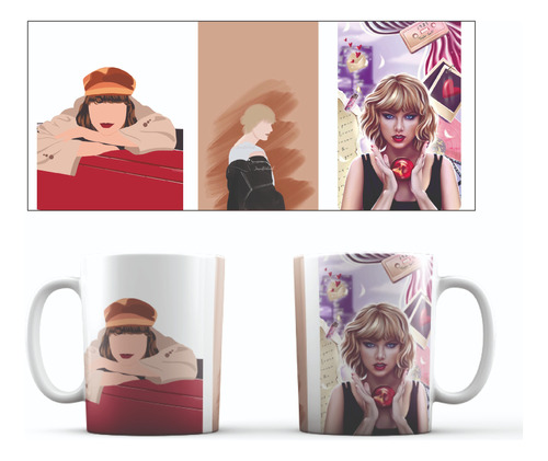 Mug Taza Pocillo Taylor Swift Cantante Musica Pop