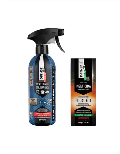 Kit Haxea Dfense Ambiente Pro Tecidos 500ml Repele Insetos