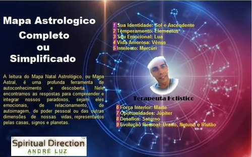 Imagem 1 de 1 de Mapa Astrológico Simplificado