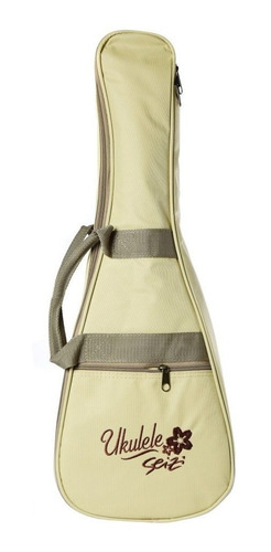 Ukulele Seizi Bora Bora Crush Soprano Acústico Ebony Com Bag