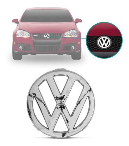 Emblema Grade Jetta Gti 2007 2008 2009 2010 2011