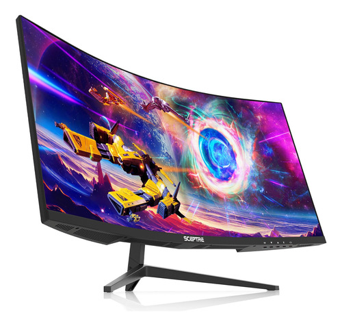 Sceptre - Monitor Curvado De 30 Pulgadas Para Videojuegos, .