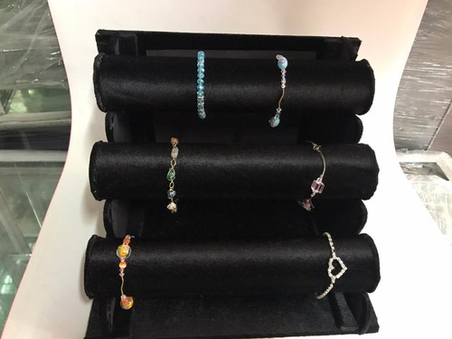 Exhibidor Porta Pulsera 3 Niv Armable Joyería Aparador Reloj