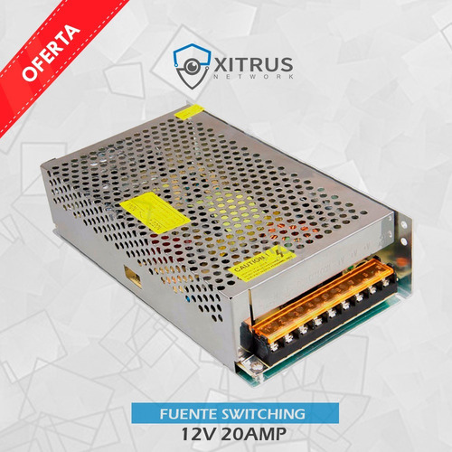 Fuente De Poder Switching 12v 20 Amp