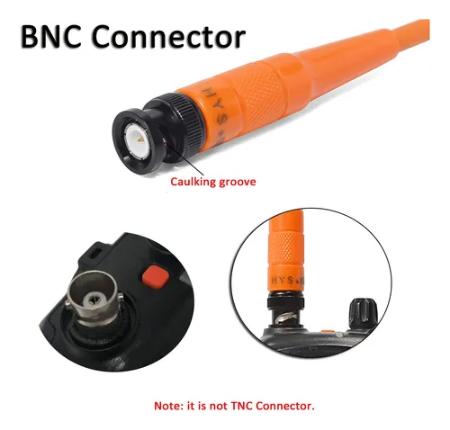Hys Vhf Uhf Bnc - Antena De Escner De Mano, 144/430 Mhz De D