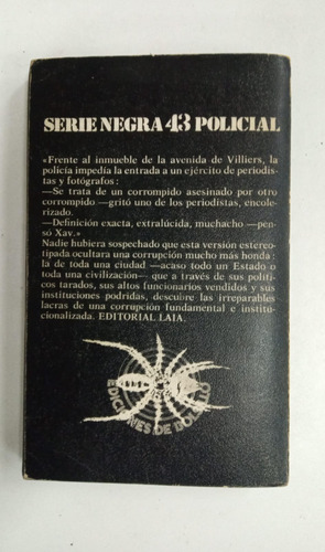 La Muerte De Un Corrompido - Raf Vallet - Serie Negra (Usado)