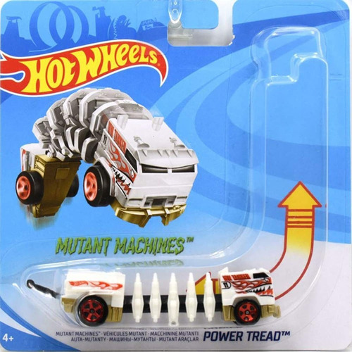 Mutant Machines Power Tread Compatible Con Hot Wheels Y Fa 