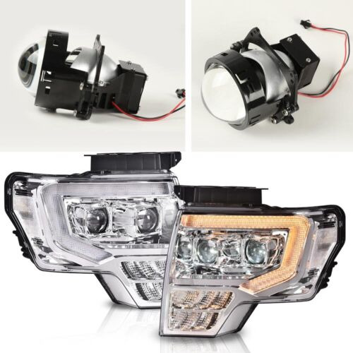 Fit For 2009-2014 Ford F-150 Left+right New Dual Led Pro Oad