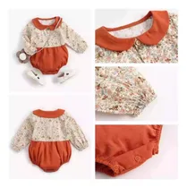 Comprar Enterito Pelele Para Bebé Diseño Algodón + Cintillo Niña
