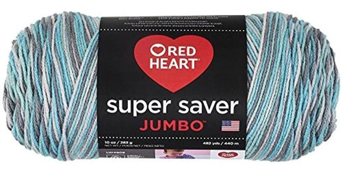 Red Heart Super Saver Jumbo E302c, Islandés, 1446 Pies