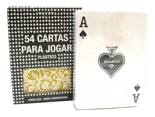 Jogo de Baralho com 54 Cartas - Lar&Lazer