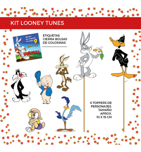 Kit Looney Tunes Cumpleaños Listo Para Usar