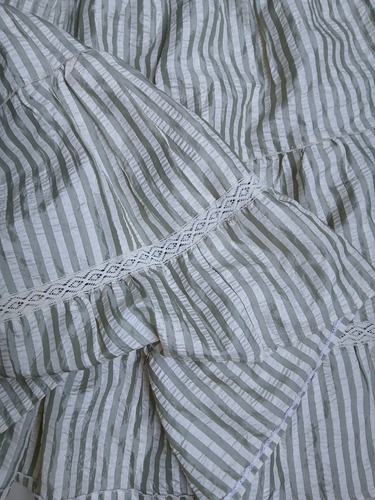 Pollera Larga Rayas Talle 12 (Usado)
