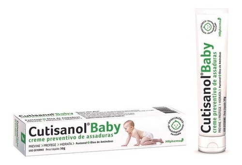 Imagem 1 de 5 de Cutisanol Baby Creme Preventivo De Assaduras Pomada Bebê 30g