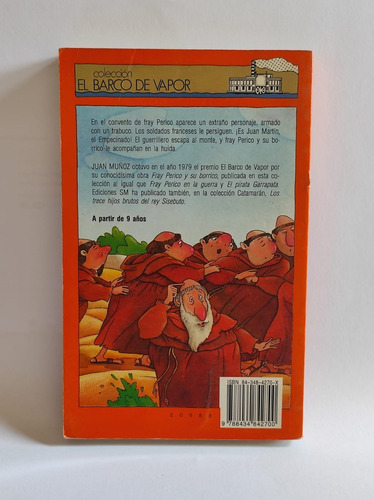 Imagen 2 de 2 de Fray Perico Calcetín Y El Guerrillero Juan Muñoz Libro Usado