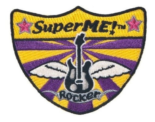 Accesorio Disfrace - Superme! Rocker Patch, Purple
