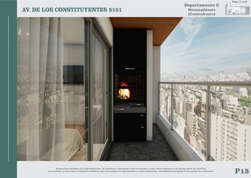 Imagen 4 de 12 de 1 Amb. Divisible 9° P. C Cfte Vista Abierta 34m2