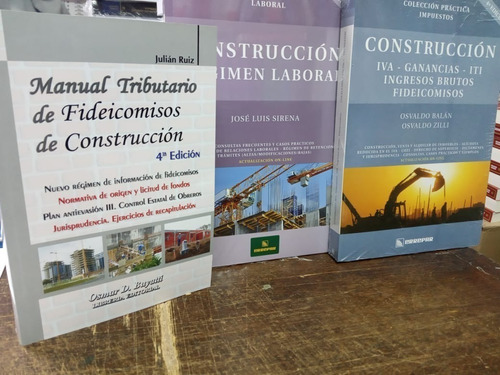 Combo Construcción Régimen Laboral + Impositivo + Manual