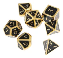 Comprar Dados Metálico De Número Para Dnd Rpg Mtg