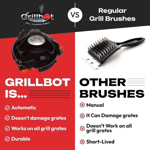 Grillbot Robot Limpia Parrillas Con Limpiador De Parrilla...