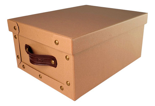 Caja Baulera Organizadora Chica 32x23x18cm Con Manija 