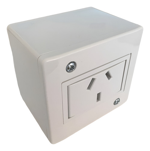 Toma Corriente Superficie Exterior 10a Caja Armada Teclastar