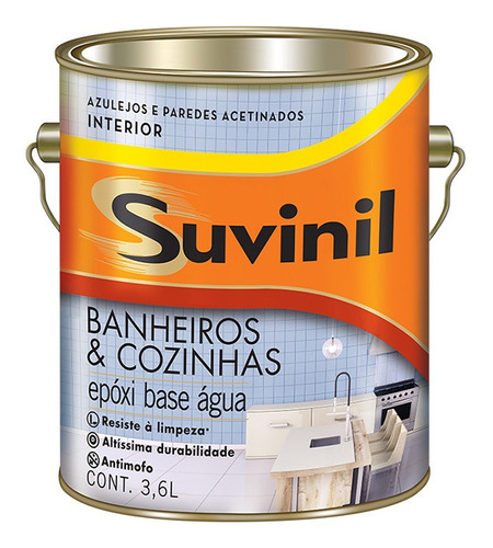 Epoxi Base Água Branco Acetinado Suvinil 3,6l