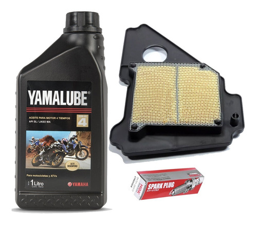 Kit Serice Yamaha Ybr 125 Ed Filtro Bujia Aceite Original