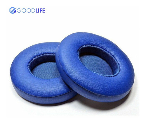 Imagen 3 de 7 de Almohadillas Ear Pads Repuesto Para Beats Solo 2.0 3.0 Azul