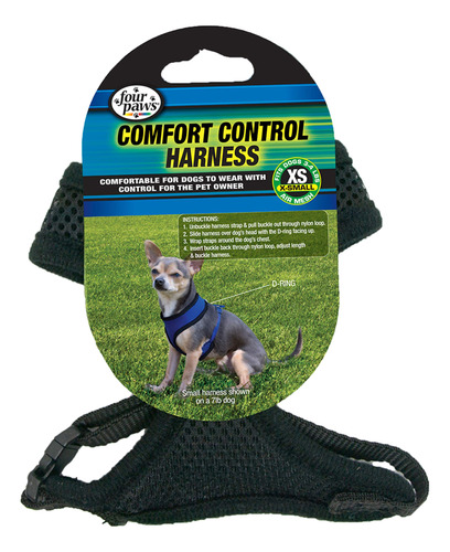 Four Paws Comfort Control - Arns Para Perro, Color Negro, Ex