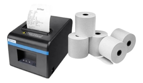 Impresora Termica 80mm Pos Conexion Usb Rj45 + Papel Termico