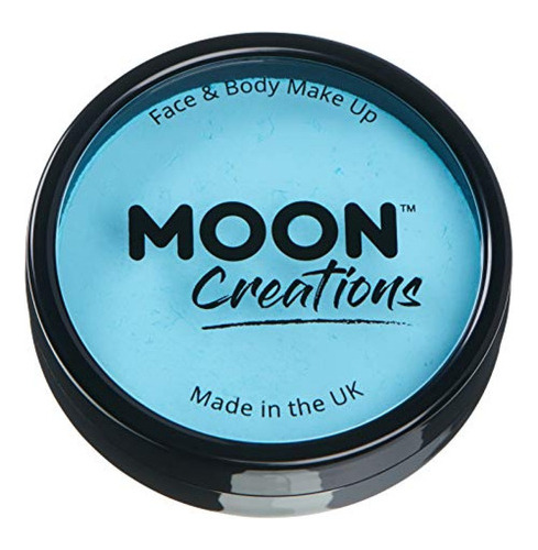 Moon Creations Pro Face & Body Paint Cake Pots Light Blue - 